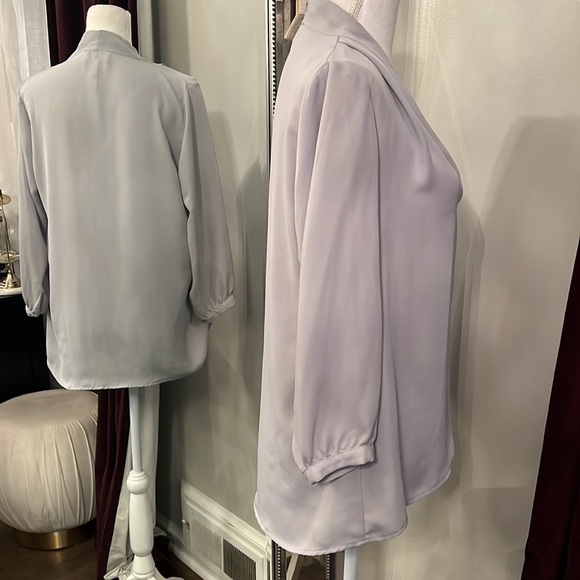 Laundry By Shelly Segal Gray VNeck Tunic Size Medium - Picture 8 of 11